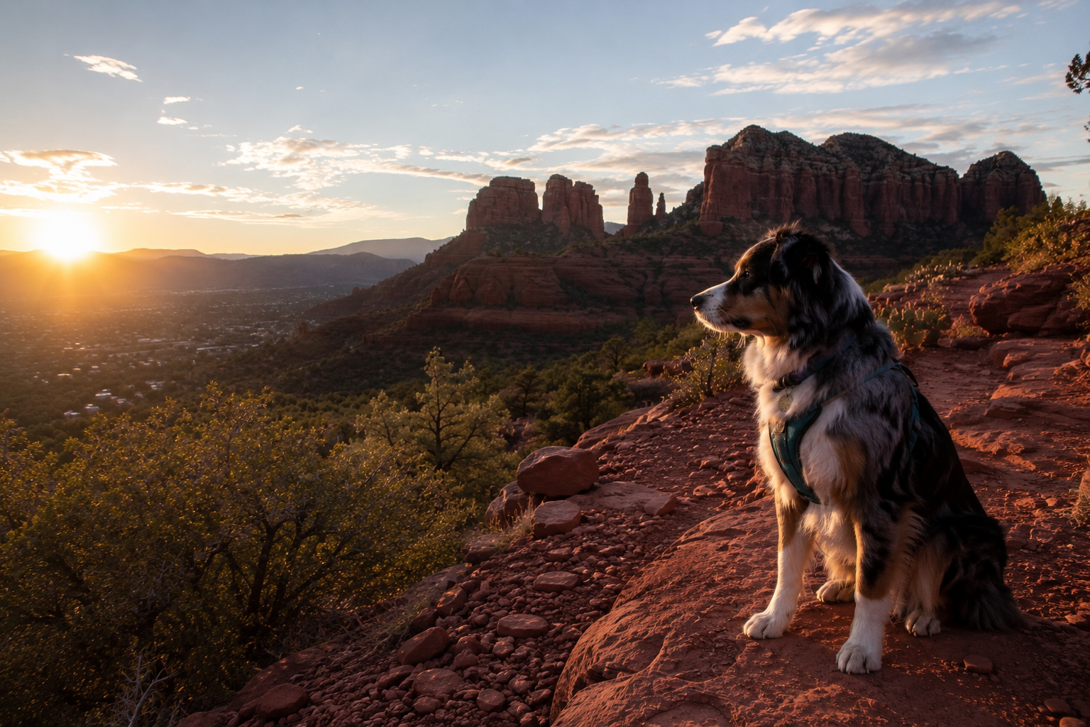 A pet-friendly welcome at Sky Ranch Lodge
